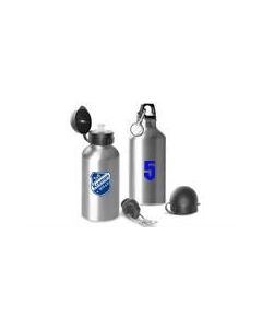 Trinkflasche 0,5 Liter - Silber